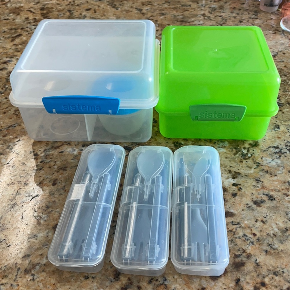 Sistema plastics lunchbox bundle